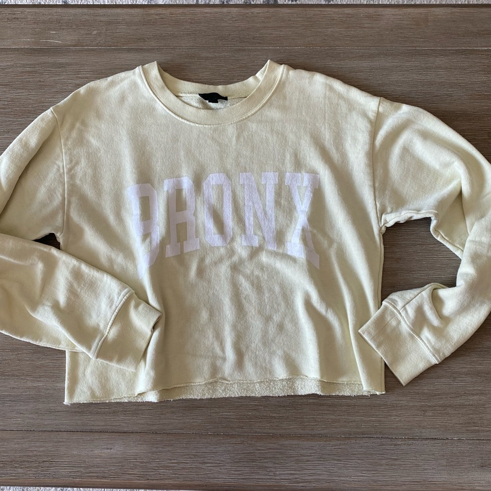 Topshop cropped sweatshirt